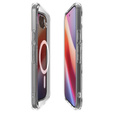 Puzdro MagSafe Spigen pre Google Pixel 9A, Ultra Hybrid, transparentné / biele + tvrdené sklo 9H