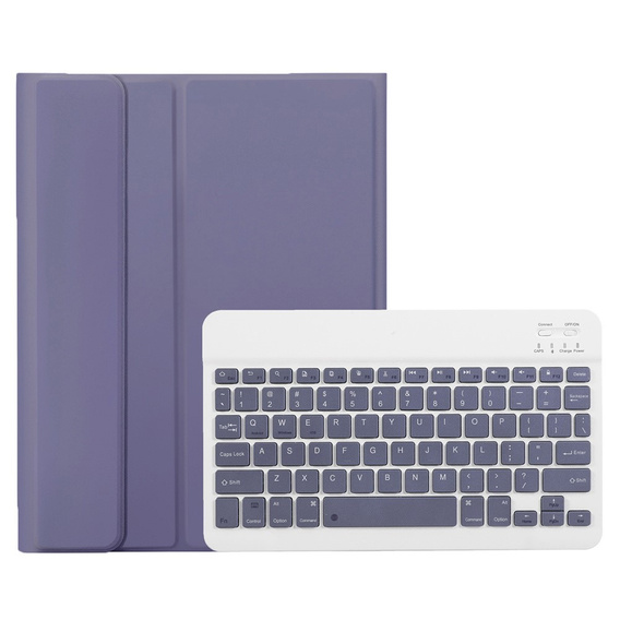 Puzdro + klávesnica Apple iPad Air 11" 6 gen. 2024, Leather Pen Slot, fialové