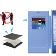 Klapkové puzdro pre Samsung Galaxy S25 Ultra, RFID Wallet MagSafe CamShield, modré