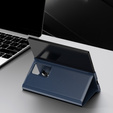 Flipové puzdro pre Samsung Z Fold5 5G, Smart View Wallet, tmavomodré
