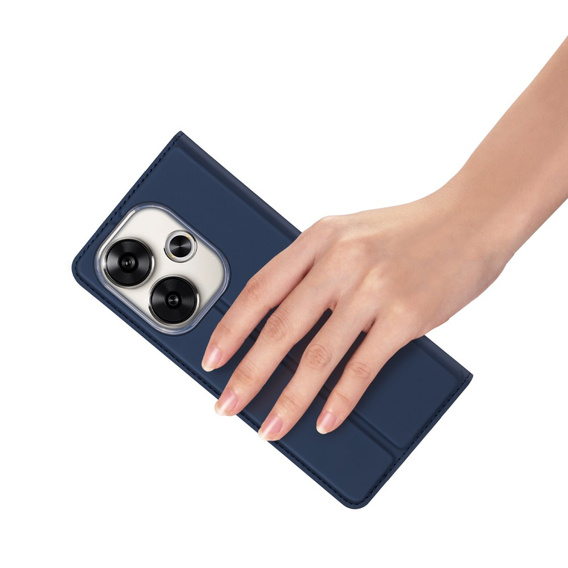 Dux Ducis Obal na mobil pre Xiaomi Poco F6, Skinpro, tmavomodré