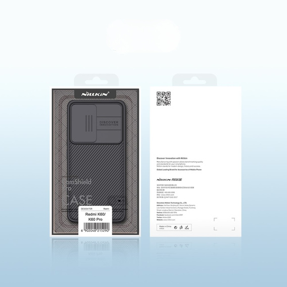 Puzdro pre Poco F5 Pro, pancierované Nillkin, CamShield Pro, čierne