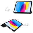 Puzdro pre iPad 10.9 2022 10 Gen, Smartcase s priestorom pre stylus, čierne