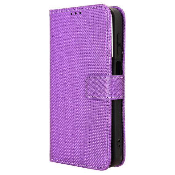 Klapkové puzdro pre Samsung Galaxy M15 5G, Wallet Smart Magnet, fialové