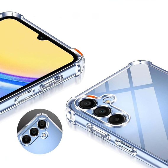 Obal na mobil pre Samsung Galaxy A35 5G, Dropproof, priehľadné