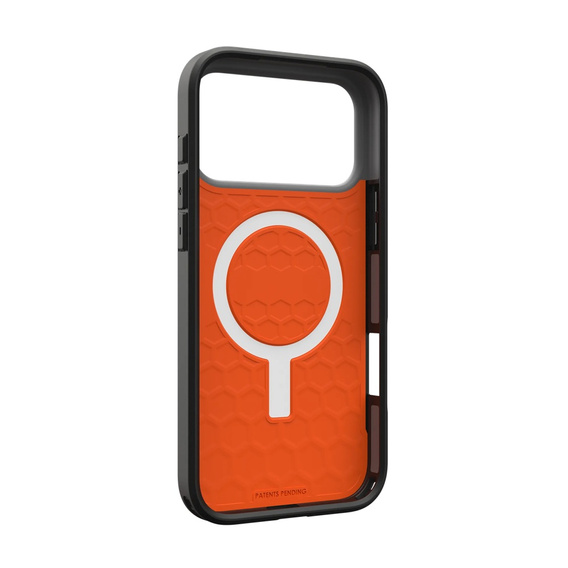 Puzdro Urban Armor Gear pre iPhone 17 Pro Max, Civilian MagSafe, oranžové