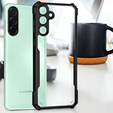 Puzdro pre Samsung Galaxy A26, AntiDrop Hybrid, čierne + tvrdené sklo 9H