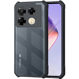 Obal na mobil pre Infinix Note 40 Pro Plus, AntiDrop Hybrid, čierne
