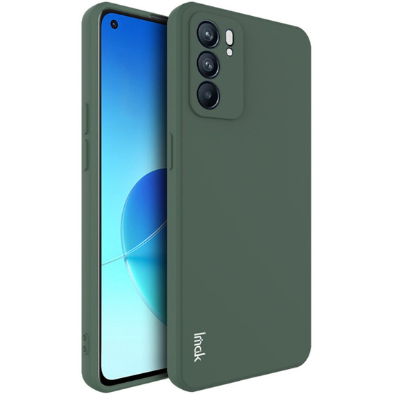 IMAK Obal na mobil pre Oppo Reno6 5G, UC-4, zelený