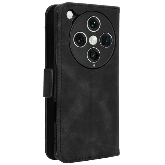 Klapkové puzdro pre Oppo Find X8 Pro, Card Slot, čierne