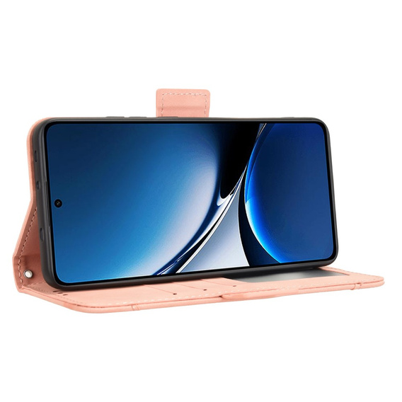 Klapkové puzdro pre Xiaomi Poco X7 Pro 5G, Card Slot, ružové