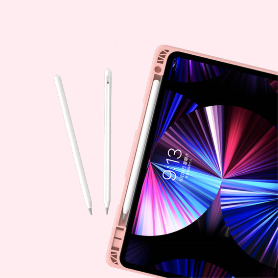 Puzdro + klávesnica iPad Air 10.9 4 2020 / 5 2022, Touchpad, ružové rose gold