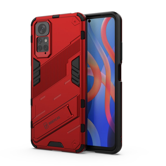 Puzdro pre Xiaomi Redmi Note 11/11S, Military kickstand, modré