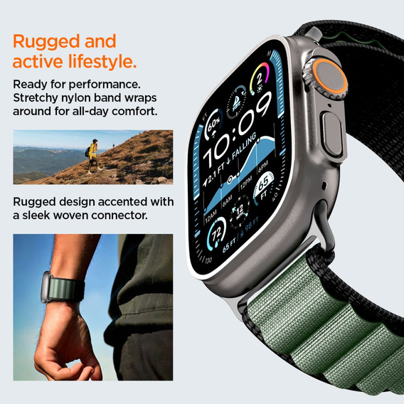 Spigen WBF1 remienok pre Apple Watch 8/9/10/11/SE/Ultra 1/2 (44/45/46/49 mm)