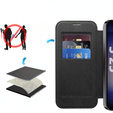 Klapkové puzdro pre Samsung Galaxy S25+ Plus, RFID Wallet MagSafe CamShield, čierne