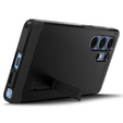 Puzdro Spigen pre Samsung Galaxy S25 Ultra, Tough Armor Mag MagSafe, čierne + tvrdené sklo 9H