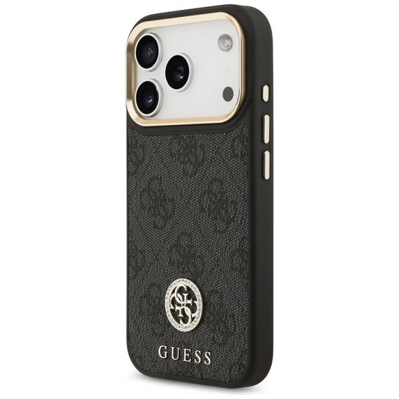 Puzdro GUESS 4G Strass Logo MagSafe pre iPhone 17 Pro