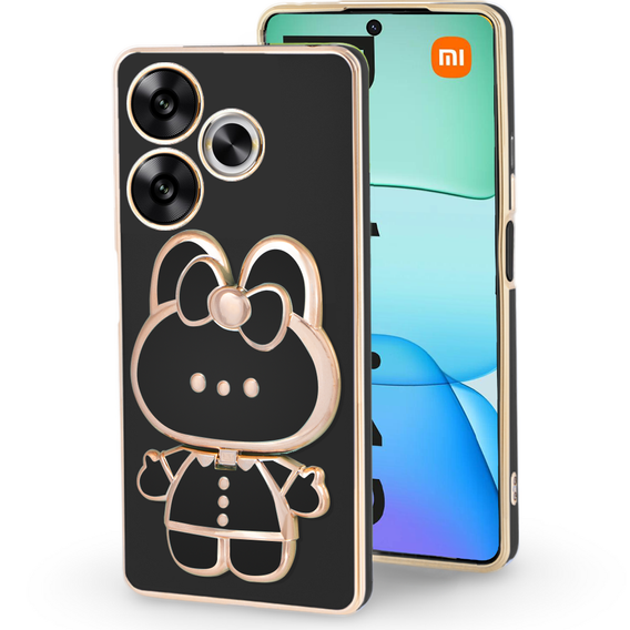 Puzdro pre Xiaomi Redmi 13, Bunny, čierne