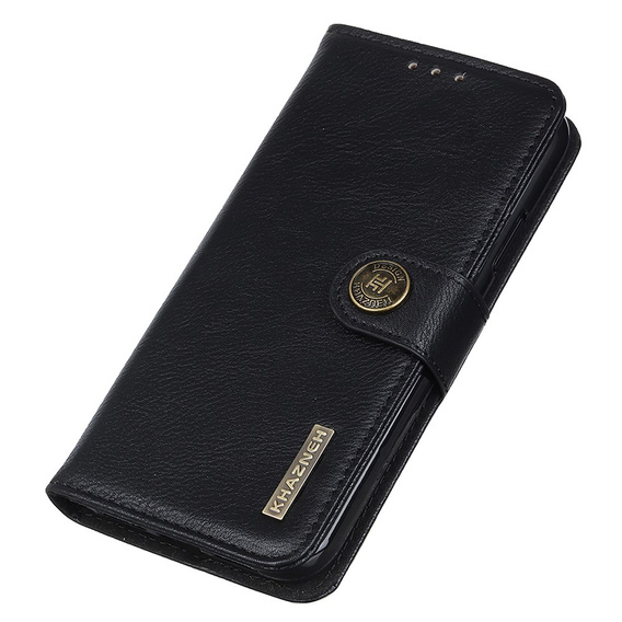 KHAZNEH RFID puzdro pre Motorola G85 5G, Litchi Texture, čierne