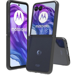 Obal na mobil pre Motorola Razr 50 Ultra, Fusion Hybrid, transparentné / čierne