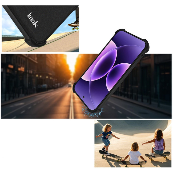 IMAK Dropproof puzdro pre Xiaomi 17 Pro, čierne