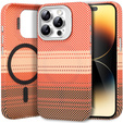 Puzdro pre iPhone 14 Pro, Frame Kickstand, pre MagSafe, Sunset Orange
