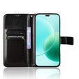 Klapkové puzdro pre Honor 400 Lite, Crazy Horse Wallet, čierne