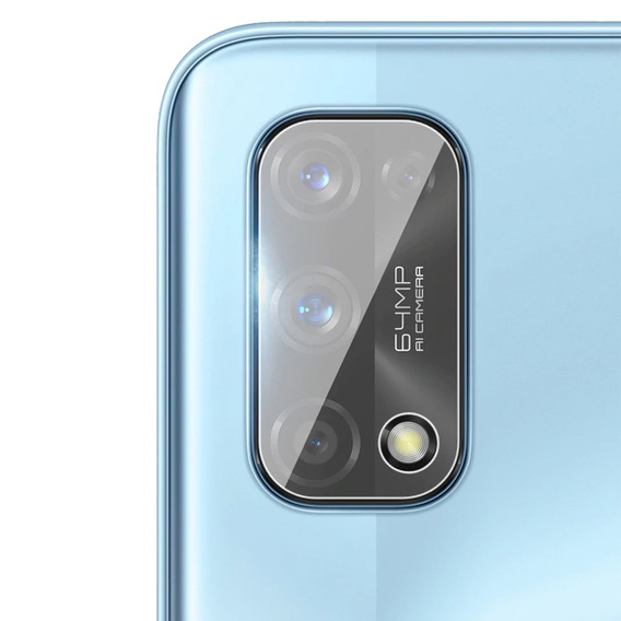 Tvrdené sklo na fotoaparát pre Realme 7 5G, modré