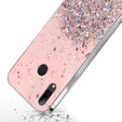 Obal na mobil pre Huawei P Smart 2019, Glittery, ružové