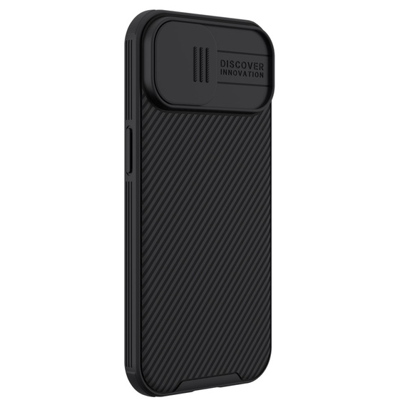 Pancierované puzdro Nillkin pre iPhone 15 Plus, CamShield Pro, čierne