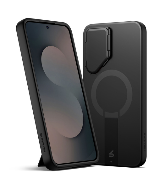 Puzdro Suritch Shockproof s podstavcom a MagSafe pre Samsung Galaxy S25 FE