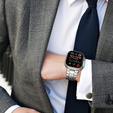 Náramok pre Apple Watch 1/2/3/4/5/6/7/8/9/SE/ULTRA/ULTRA 2 42/44/45/49MM, titán