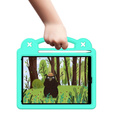 Detské puzdro pre iPad 9.7" 2018/2017 (6/5 gen.) / Pro 9.7" 2016, Cute Patterns, so stojanom, zelený