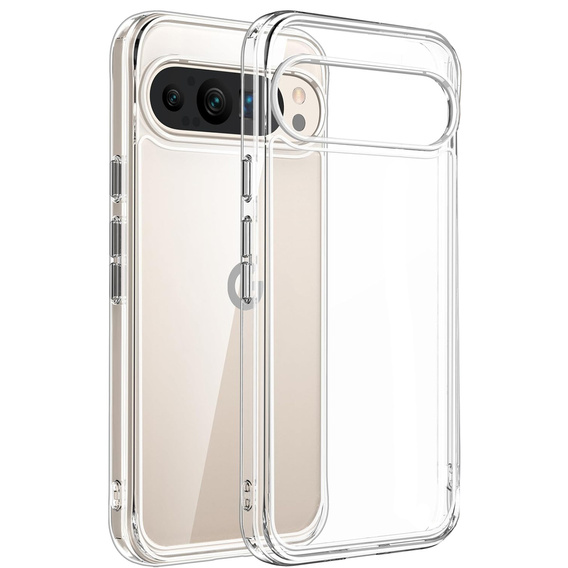 Obal na mobil pre Google Pixel 9 Pro XL, Fusion Hybrid, priehľadné
