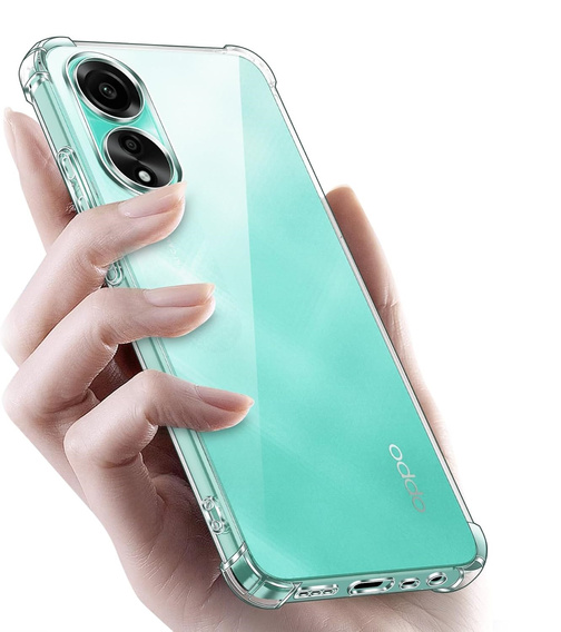 Obal na mobil pre Oppo A78 4G, Dropproof, priehľadné