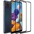 2x tvrdené sklo pre Samsung Galaxy A21/A21S, ERBORD 3D pre celý displej