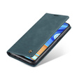 CASEME puzdro pre Xiaomi do Redmi Note 9s / 9 Pro, Leather Wallet Case, modré