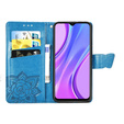 Klapkové puzdro pre Xiaomi Redmi 9, Butterfly, modré