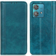 Obal na mobil pre Motorola Moto G84 5G, Wallet Litchi Leather, zelený