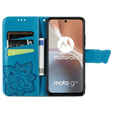 Klapkové puzdro pre Motorola Moto G32, Butterfly, modré