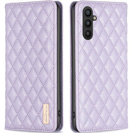Klapkové puzdro pre Samsung Galaxy A34 5G, Wallet, BINFEN COLOR, fialové