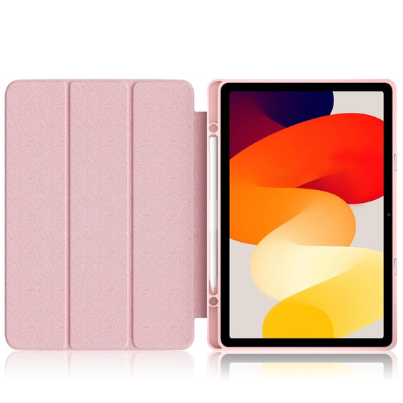 Puzdro pre Xiaomi Redmi Pad SE 11", Smartcase Hybrid, so slotom na stylus, ružové
