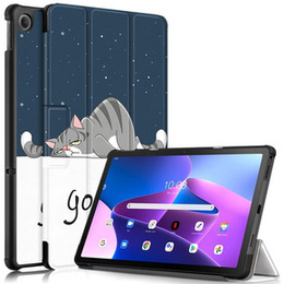 Puzdro pre Lenovo Tab M10 Plus 10.6 TB-125F / TB-128F 3 Gen, Smartcase, sleeping cat