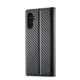 Flipové puzdro pre Samsung Galaxy S25 FE, Carbon LC.IMEEKE, čierne