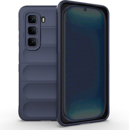 Obal na mobil pre Infinix Hot 50 Pro 4G, Gaming Shockproof, tmavomodré