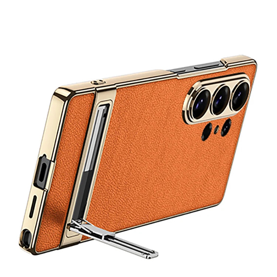 Kožené puzdro Electro Frame s podstavcom pre Samsung Galaxy S26 Ultra