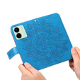 Klapkové puzdro pre Xiaomi Redmi 13C / Poco C65, Mandala Flower, modré