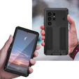 Obrnené puzdro pre Samsung Galaxy S25 Ultra, R-JUST, čierne