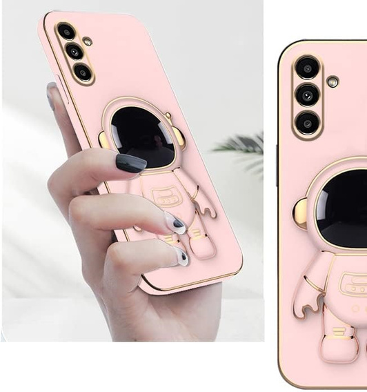 Obal na mobil pre Samsung Galaxy A56 5G, Astronaut, ružové