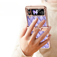 Puzdro pre Samsung Galaxy Z Flip 4 5G, Rhombus Grid